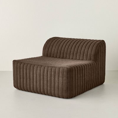 Foam Low Chair Brown - Hearth & Hand™ with Magnolia