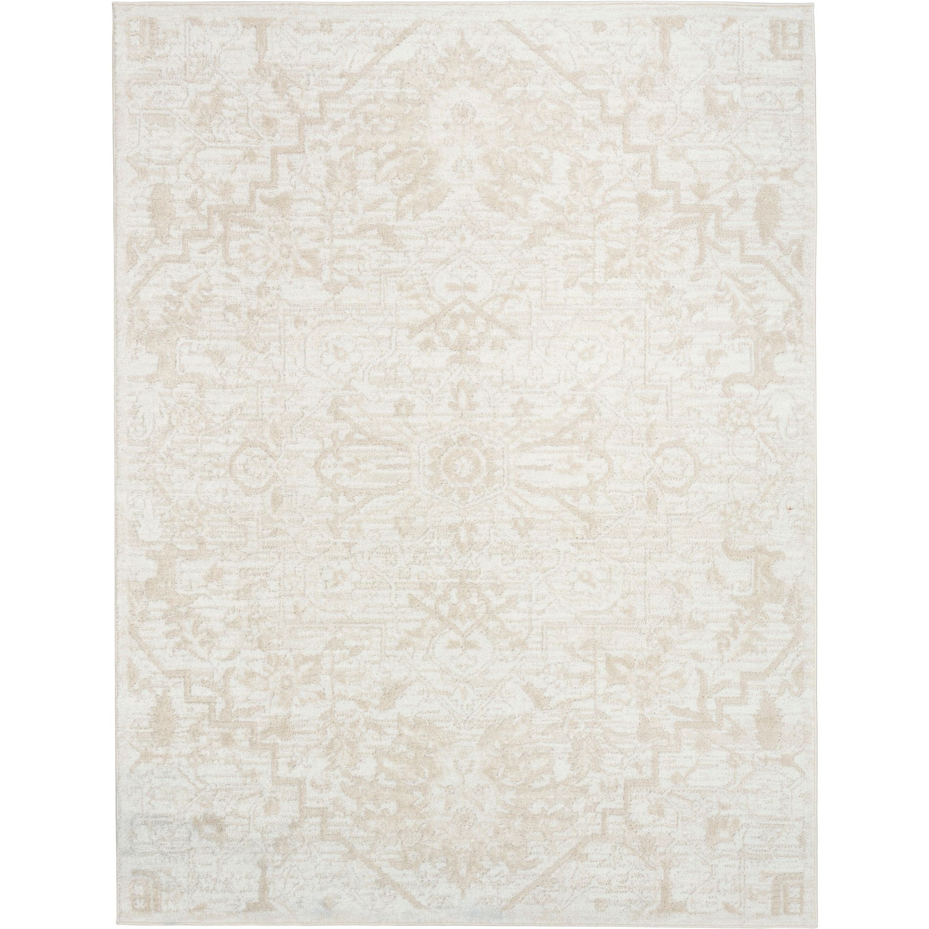 Nourison Dekor 5'3" x 7' Ivory Vintage Indoor Rug