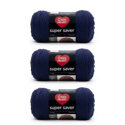 Red Heart Super Saver Yarn 24 Pack-Soft Navy