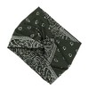 Unique Bargains Women's Widening Knotted Headwrap Red Yellow Green Gray 4 Pcs - 4 of 4