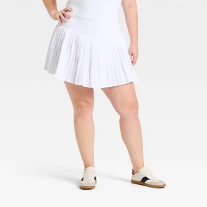 Women's High-Rise Woven Pleated Skort 15.75" - All In Motion™ - 1 of 4