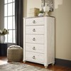 Signature Design by Ashley Willowton Chest of Drawers Cream : 5-Drawer Wood Dresser for Bedroom, Meets ASTM Standards - 2 of 4