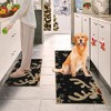 Christmas Doormat Xmas Deer and Snowflake Print Door Mat Entryway Floor Mats - 3 of 4