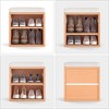 ACEPANO 15 in. W Compact Shoe Cabinet with Seat & Storage for Entryway-Oak - 3 of 4