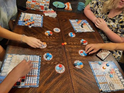  Azul-Board Game Strategy-Board Mosaic-Tile Placement  Family-Board for Adults and Kids Ages 8 up 2 to 4 Players : Toys & Games