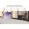 Twin Daybed with Trundle,with Charging Station & LED Lights,Metal Sofa Bed Frame with Pull Out Trundle for Living Room,Bedroom,Guest Room,Apartment - 4 of 4