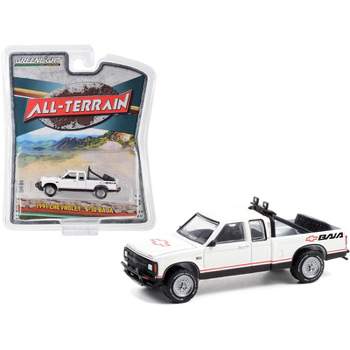 1991 Chevrolet S-10 Baja Extended Cab Pickup Truck White w/Graphics "All Terrain" Series 12 1/64 Diecast Model Car by Greenlight