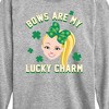 JoJo Siwa Lucky Charm Long Sleeve Graphic T-Shirt - Athletic Heather - 4T - 2 of 3