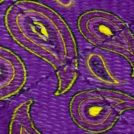 purple paisley
