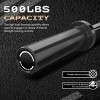 4FT Barbell Weight Bar, 500lbs Capacity Straight Weight Bar for Weightlifting and Power Lifting, Workout Barbell Fit 2'' Standard Weights - 4 of 4