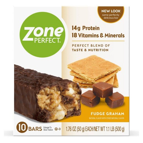 Zoneperfect Protein Bar Fudge Graham 10 Ct 17 6oz Target