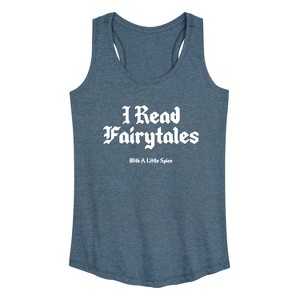 Women's - Instant Message - Read Spice Fairytales Graphic Racerback Tank - 1 of 4
