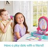 Kidoozie Just Imagine Glamour Girls Styling Center for Pretend Play.  Includes Tabletop Vanity, Hair Dryer, Brushes and More. For Children Ages 3+ - 3 of 4