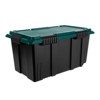 IRIS 2pk 20gal Remington Airtight Footlocker Weathertight Storage Bins with Lids Heavy Duty Containers - 3 of 4