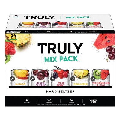 Truly Hard Seltzer Variety Mix Pack - 24pk/12 fl oz Slim Cans