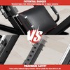Waxman 2-in-1 Leg Press Hack Squat Machine, Lower Body Exercise with Linear Bearing & Weight Storage for Quads & Hamstrings - 4 of 4