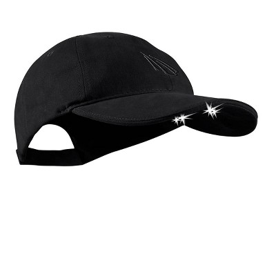 Powercap Adult 4 Led Unstructured Cotton Hat - Black : Target