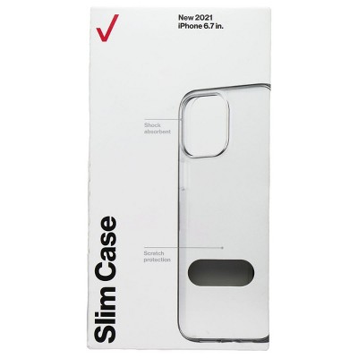 Verizon Slim Sustainable Case for Apple iPhone 13 Pro Max - Clear