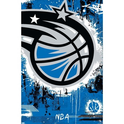 Trends International NBA Orlando Magic - Maximalist Logo 23 Framed Wall Poster Prints
