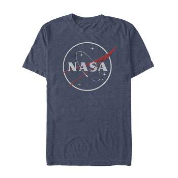 Men's NASA Sleek Glitter Logo T-Shirt
