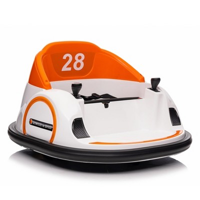 Kids Ride on Bumper Car, 12V Battery Powered Bumper Car with Remote Control, Electric Bumping Toy with 360 Degree Spin, Music, LED