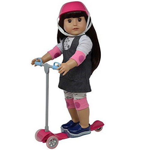 Our generation deals doll scooter set