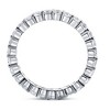 Pompeii3 1 1/2 Ct Diamond Eternity Wedding Ring 14k White Gold - 3 of 4