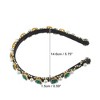 Unique Bargains Women's Bling Faux Pearl Sparkle Rhinestone Padded Headband 0.59 Inch Wide 1 Pc - 4 of 4