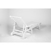 PAGED Oversized Chaise Lounge Chair Set with 5 Positions Patio Lounge Chair with Wheels, Cup Holder for Outside, Pool, Backyard - 3 of 4