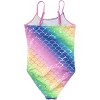 Girls’ One Piece Swimsuit – UPF 50+, Adjustable Straps, Chlorine-Resistant, Full Coverage, Sizes 2T–16 - 2 of 2