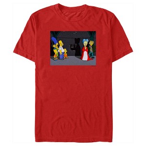 Men's The Simpsons Treehouse of Horror Mr. Burns Dracula Scene T-Shirt - 1 of 4