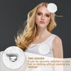Unique Bargains Satin Flower Durable Elegant Large Peony Floral Lapel Brooch Pin - 4 of 4