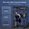 Sportsroyals 1600LB Power Rack with Adjustable Cable Crossover - 4 of 4