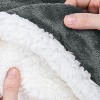 Catalonia Black Fleece Throw Blanket, Super Soft Mink Plush Couch Blanket, TV Bed Fuzzy Blanket, Fluffy Comfy Throws, Comfort Caring Gift, 50x60 inch - 2 of 4