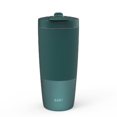 Zak Designs 20oz Stainless Steel Insulated Travel Tumbler with 2-in-1 Lid  for Hot & Cold - Coral Blush