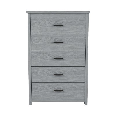 NicBex Drawer Dresser with 5 Drawers Farmhouse Storage Dresser Cabinet with Metal Handles for Living Room,Bedroom