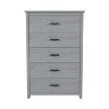 Sapphtopaz Retro Drawer Dresser for Bedroom, Wooden Closet Organizers and Storage with Handles Storage Cabinet for Bedroom, Entryway - 3 of 4