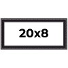 PosterPalooza | Panoramic Antique Red Picture Frame - UV Acrylic, Foam Board Backing, Hanging Hardware - 2 of 4