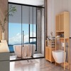 Resenkos  Large Capacity Bamboo Storage Cabinet Furniture for Bathroom Living Room Bathroom Bamboo Storage Cabinet - 2 of 4