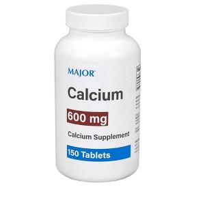 Major Calcium 600mg with Vitamin D3 400IU Tablets, Bone & Teeth Support, 150 Count – Daily Essential Mineral Supplement - 1 of 4