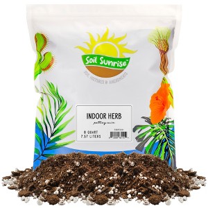 Soil Sunrise Indoor Herb Planter Potting Mix, for Container Gardening - 1 of 4