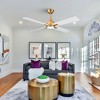 Parrot Uncle 48" Modern Gold Indoor Integrated LED Ceiling Fan - 4 of 4