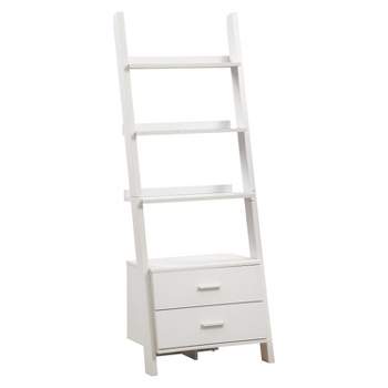 69" Ladder Bookcase with Drawers - EveryRoom