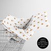 Sweet Jojo Designs Boy, Girl, Unisex/Gender Neutral 5-in-1 Multi Use Baby Nursing Cover Boho Sun Orange and White - 4 of 4