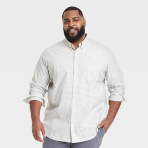 Men's Long Sleeve Poplin Shirt - Goodfellow & Co™ - 1 of 3