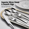 Itopfox 40-Piece Stainless Steel Flatware Set for 8, Mirror Finish Cutlery Set Dishwasher Safe for Home, Restaurant, Wedding, Party - 4 of 4
