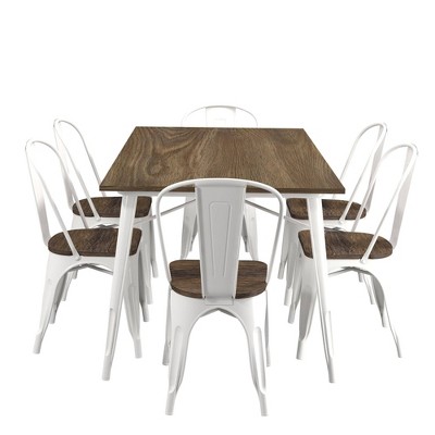 white metal chairs target