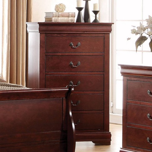 31 Louis Philippe Chest Cherry - Acme Furniture