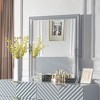 Acme Furniture Gaines Dresser Mirror Gray High Gloss Finish - 2 of 4