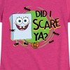 Girls' - SpongeBob SquarePants - Did I Scare Ya Fitted Short Sleeve Graphic T-Shirt - 2 of 4
